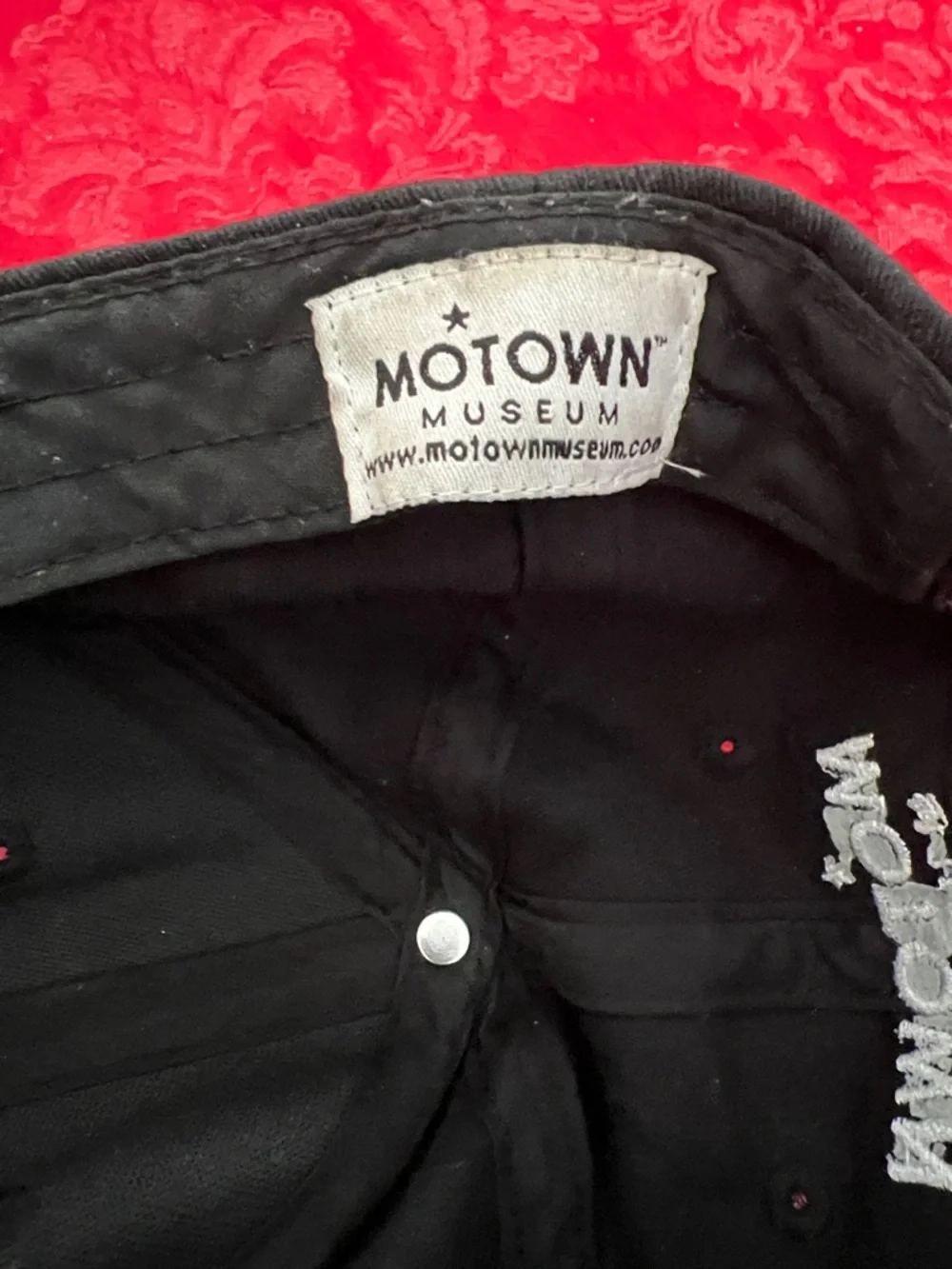 Motown Studio A Black Baseball Cap Adjustable Strap Music Museum Hat